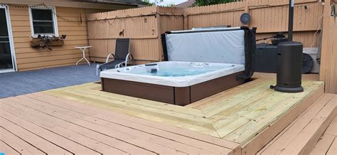 Hot Tub Deck Installation at Danelle Perez blog