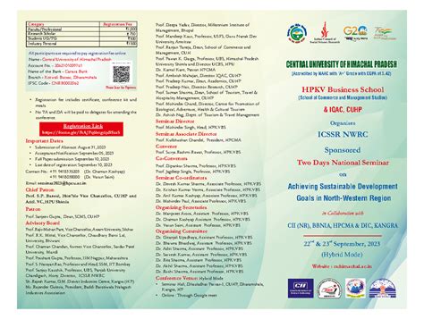 Broucher CUHP May 2023-12 - Prof. Deepa Yadav, Director, Millennium ...