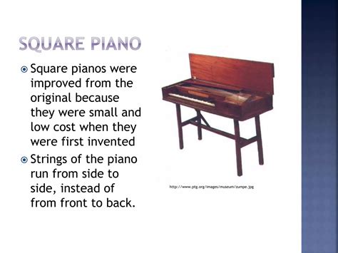 The Evolution of Piano | PPTX