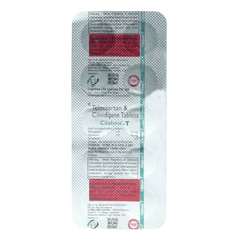 Cilabest T Tablet | Uses, Side Effects, Price | Apollo Pharmacy