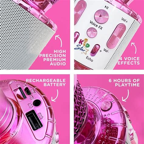 Buy Move2Play Kids Star Karaoke, Kids Bluetooth Microphone, + 15 Pre ...