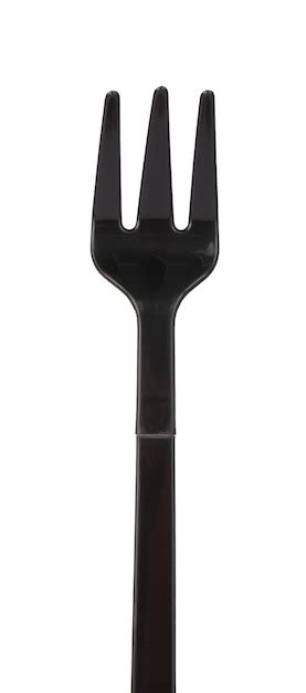 Preto de garfo isolado no fundo branco. | Foto Premium