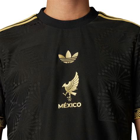 adidas Men's Mexico Gold 2025/26 Jersey Black/Gold – Azteca Soccer
