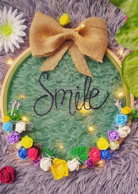 Get "Smile" Wall Hanging With Fairy Lights at ₹ 730 | LBB Shop