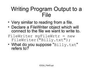 Image result for FileWriter Object Java