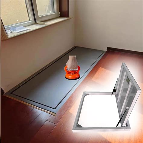 Seamless Crawl Space Floor Access Door Hatch with Suction Cup Handle ...