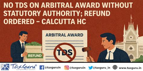 No TDS on Arbitral Award Without Statutory Authority; Refund Ordered ...