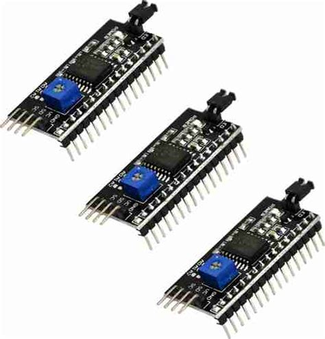 R&D IIC/I2C Serial Interface Adapter Module For 16x2 LCD Display pack ...