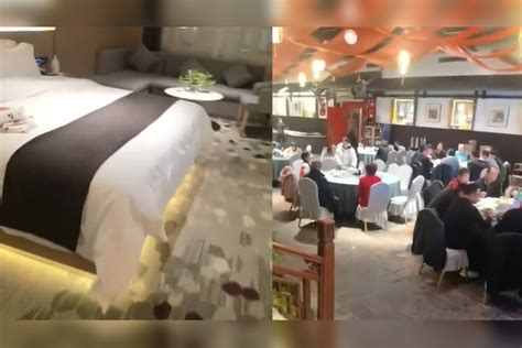 女子住酒店开窗透气发现外面是餐厅，酒店： 一楼挨着隔壁饭店