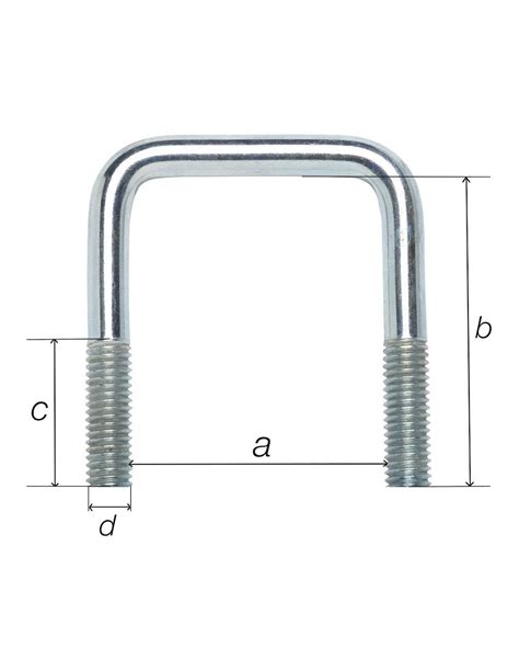 BRIDE ACIER - DIMENSIONS (A, B, C, D) 31 X 50 X 25 X 10 MM