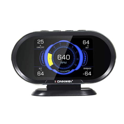 HUD 3.5in Hud Head Up Display Car Speedometer OBDII Smart Digital Trip ...