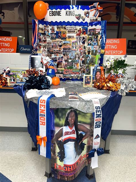 Senior cheer table | Senior night cheer table ideas, Senior volleyball ...