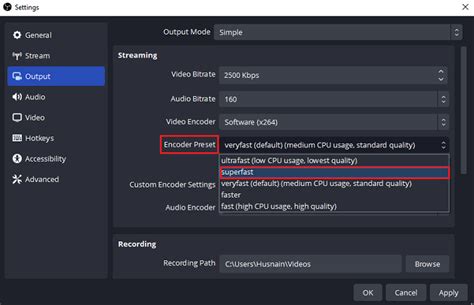 Best Stream Encoder OBS 的图像结果