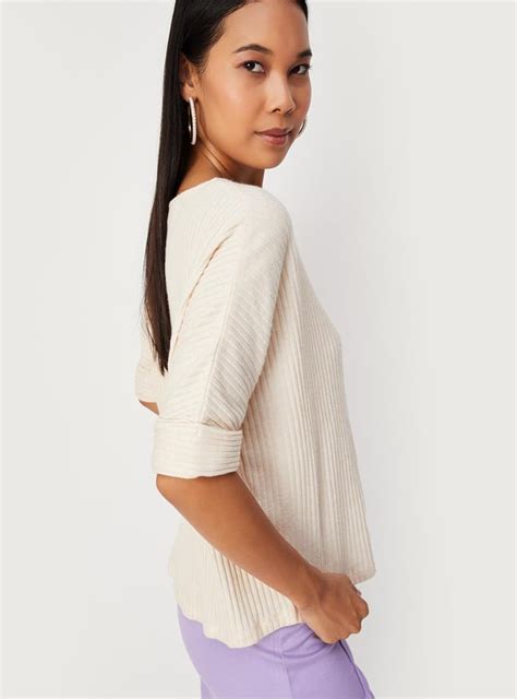 Buy Women Striped Extended Sleeve Top Online at just Rs. 799.0 ...