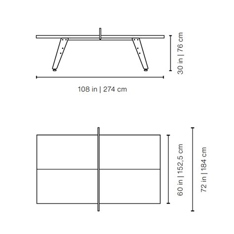 Table Tennis Table Dimensions Uk