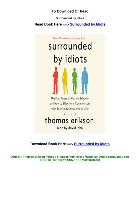 EPub download Surrounded by Idiots By Thomas Erikson.pdf | DocDroid