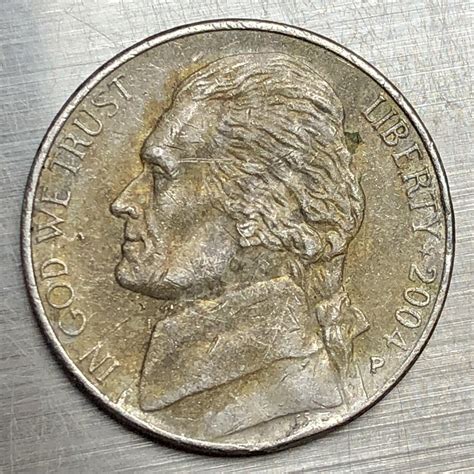 2004 P Keelboat Nickel with Unique Color/Toned PCGS Certified | eBay