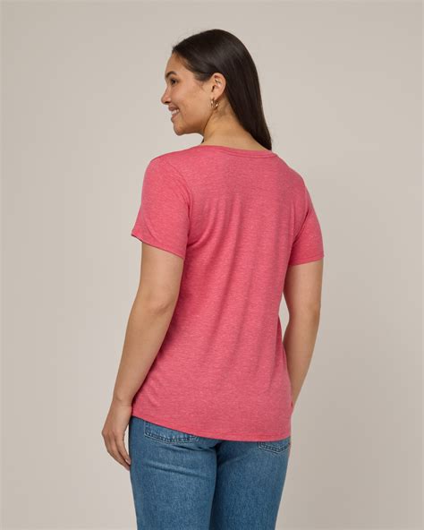 Stella Merino Wool Linen Scoop Neck Tee - Geranium – Stella Linen Scoop ...