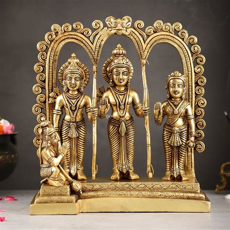 Buy Superfine Brass Ram Darbar Idol - 12 - Budhshiv.com