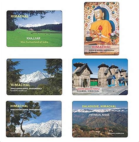 Buy Fridge Magnets Dharamshala & Dalhousie Himachal Pradesh Set of 6 ...