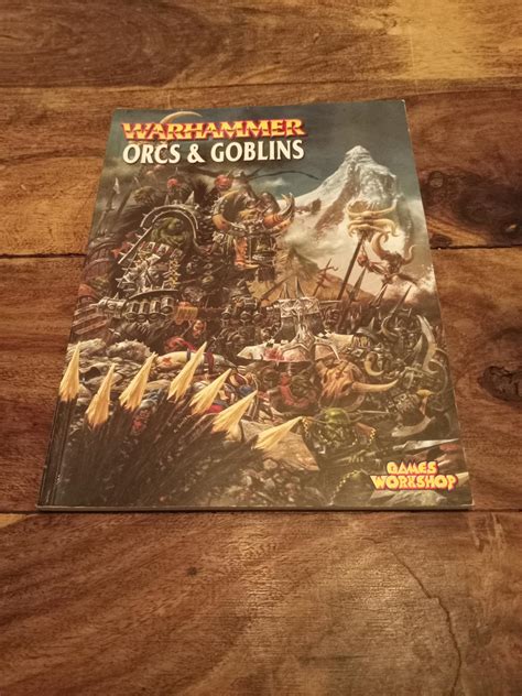 Warhammer Orcs and Goblins Army Book 5rd Ed Games Workshop 2000 ...