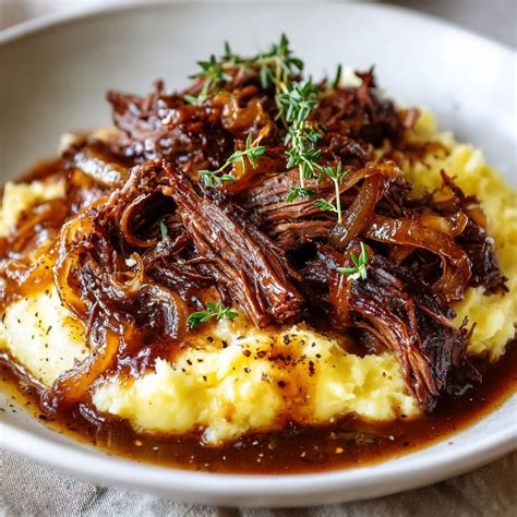 Perfect French Onion Pot Roast Sunday Dinner