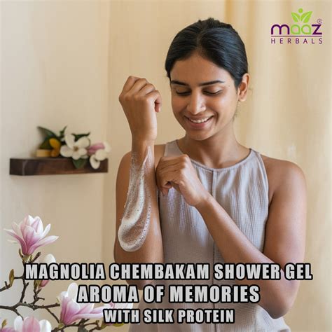 Magnolia Chembakam Shower Gel 300 ml – Maaz Herbals