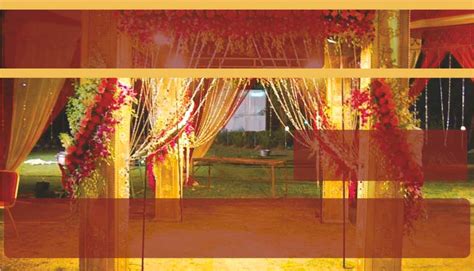 Nicely crafted visiting card for tent house services in brown ...