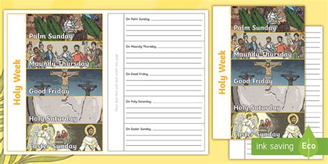 Holy Week Activity (teacher made) - Twinkl