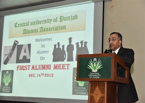 Alumni Association Central University of Punjab | Central University of ...