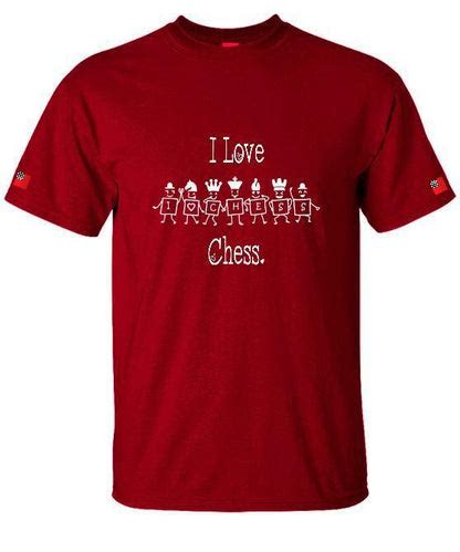 I Love Chess Red T-Shirt – ChessBase India Shop