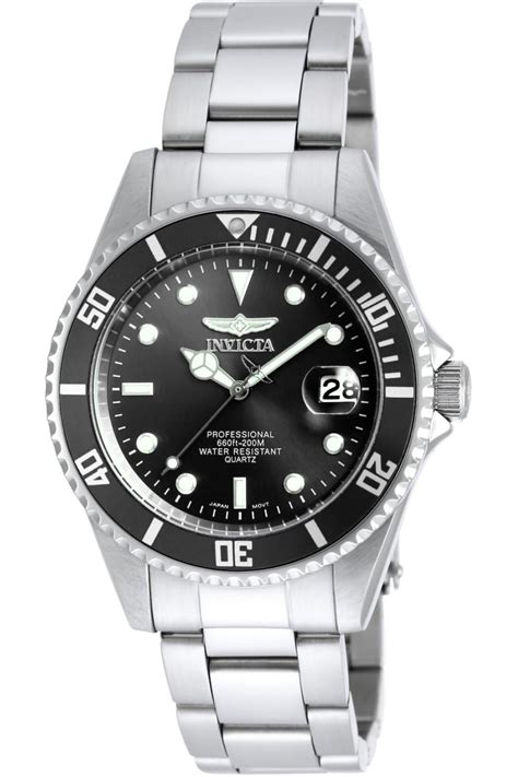 Buy Invicta Men's 8932OB Pro Diver Analog Display Quartz Silver Watch ...