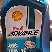 Shell Advance AX7 4T 10W-40 API SM Synthetic Technology Motorbike ...