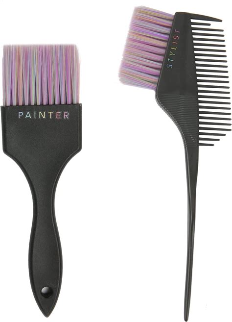 Amazon.com : Balayage Hair Dye Color Brush Set Hair Comb Tool Kit ...