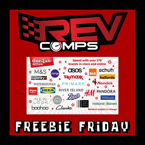 Free Entry - 15 x £100 One4All EGiftcard + 10 x £100 Credit - Rev Comps