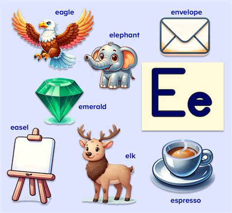 Words that Start With the Letter E for Kids | ABCmouse