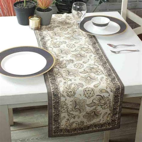 Buy Mughal Motifs Table Runner Online in India | Vaaree
