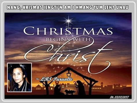 NANG, KRISMAS IENGTI'N AM I HMANG TUM LEH? UNAU