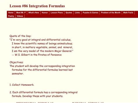 Integration Lesson 的图像结果