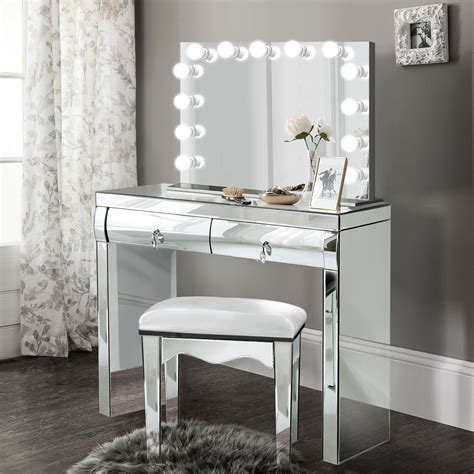 Glam3D 48" White Makeup Vanity with Glam Mirror – Glam Mirrors