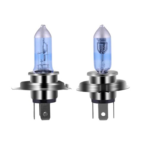 NEWBROWN 9003 H4 Halogen Headlight H4 Bulb 5000K Super White Light Long ...