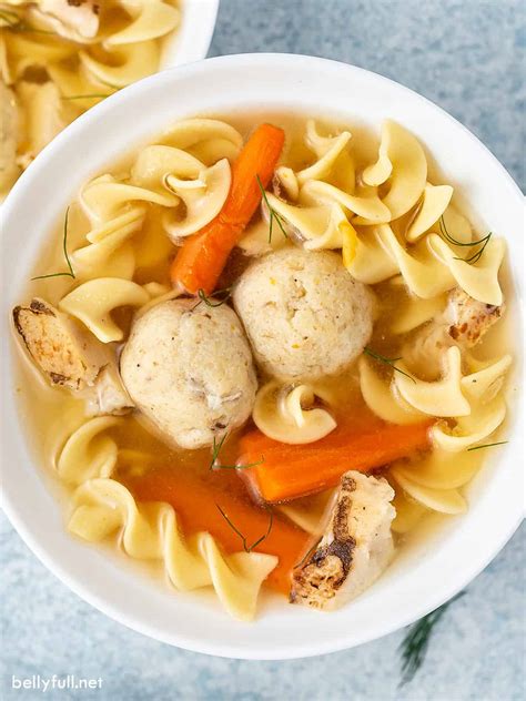 Matzo Ball Soup - Belly Full