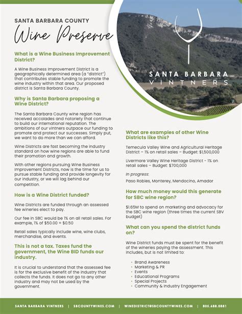 Santa Barbara County Wine Preserve - Santa Barbara County Vintners