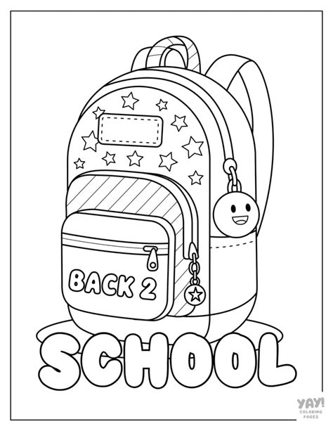 Back to School Coloring Pages (Free Printables)