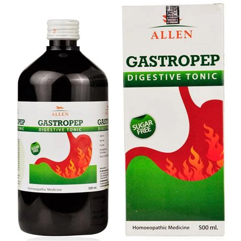 Buy Allen Gastropep Digestive Sugar Free Tonic, 500 ml | 19 Minutes ...
