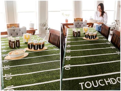 Homemade Table Runner Ideas Sports Theme 的图像结果