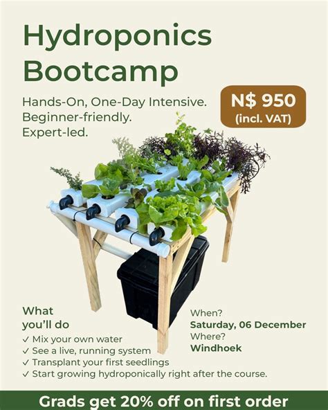 Hydroponics Bootcamp, Windhoek, Namibia, 6 December 2025 | AllEvents
