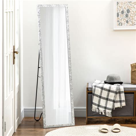 Latitude Run Kylieanna Rectangle LED Metal Floor Mirror | Wayfair.co.uk