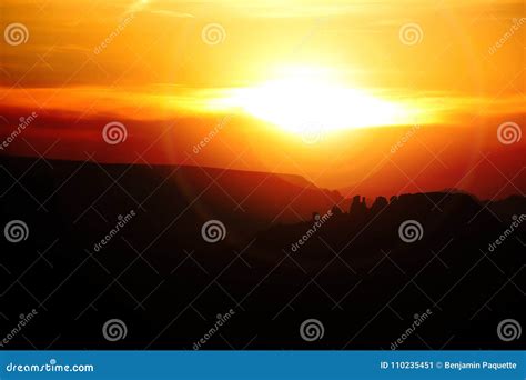 Sunset in Sedona Arizona stock image. Image of blue - 110235451
