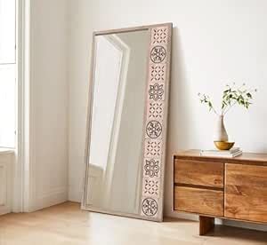 Buy CORSICA DESIGNS | Modern Solid Wood 6FT Floor Mirror | Premium ...